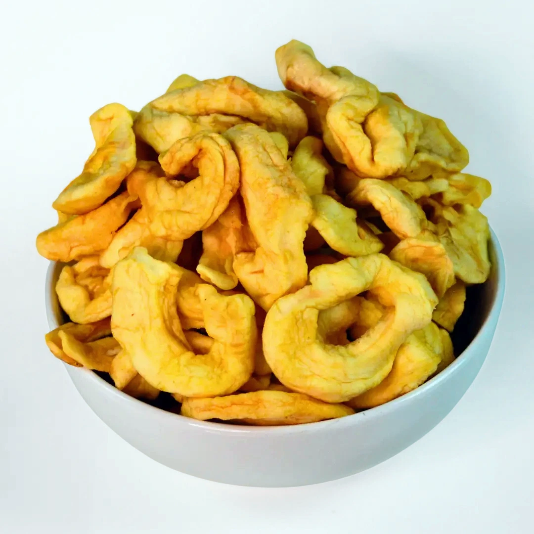 What vitamins are present in the apple rings?